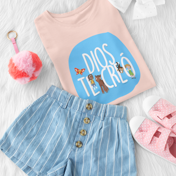 T-Shirt Dios te Creó - Girl
